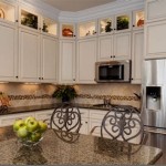 Brown Countertops With White Cabinets