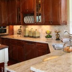 Granite Countertops With Cherry Cabinets