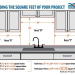 How Do You Calculate Countertop Square Footage