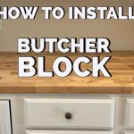 How To Install Butcher Block Countertop