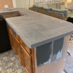 How To Paint Concrete Countertops