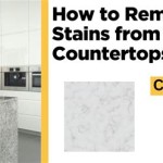 How To Remove Stains From Countertops