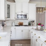 Quartz Countertop With White Cabinets