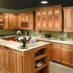 Quartz Countertops Honey Oak Cabinets