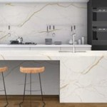 Quartz Countertops With Gold Veining