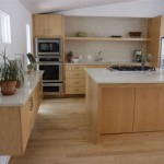 Quartz Countertops With Maple Cabinets