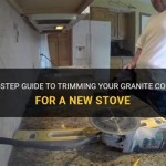 Trimming Granite Countertop For New Stove