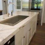 White Countertops With Gold Veins