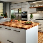 White Kitchens With Butcher Block Countertops