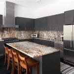 White Quartz Countertops With Brown Veins